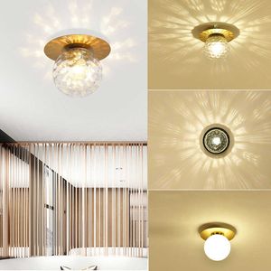 Lumières Moderne E27 Lampes Pas Cher Pour Restaurant Allée Couloir Balcon Décoration De Luxe En Verre Led Plafonnier 0209