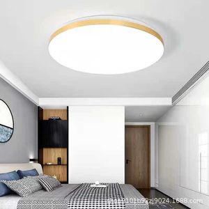 Lumières Moderne LED Lmap Ronde / Carrée 30/40cm Plafonnier Acrylique Ultra-mince Maison Salon chambre étude éclairage 18/24W 0209