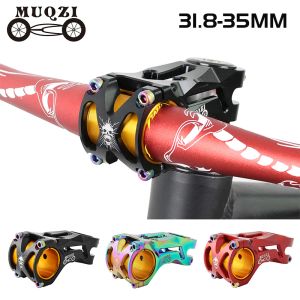 Lights Muqzi Mtb Power 31,8 mm 35 mm Guide CNC Steerer tige 17 degrés 70 mm Ultralight Off Road Mountain Bike XC Am DH Rise Tide