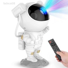 Lumières Nouveau Galaxy Star Projecteur Ciel Étoilé Veilleuse Astronaute Lampe Home Room Decor Décoration Chambre Luminaires Décoratifs Cadeau HKD230704