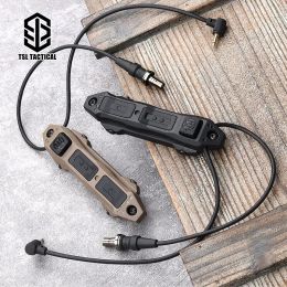 Lights New M300 M600 Tactical Remote Pressure Interrupteur Double fonction Contrôle SF / 2,5 FIT PLIG MLOK KEYMOD PICATINNY RAIL AIRSOFT HUNTING