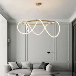 Lumières Note Courbe Led Tube Plafond Lustre Pour Table À Manger Salon Moderne Décor À La Maison Ornements Suspension Lampe Lustre Éclairage 0209