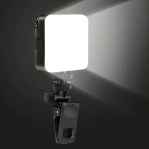 Luces de bolsillo LED Selfie Light para iPhone Samsung iPad Teléfono móvil Papetaspasto Clip anillo Flash Rellena Video Foto Lámpara de fotografía Lámpara de fotografía