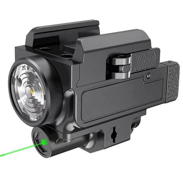 Lumières Lumières de pistolet laser rouge / vert 800 lumens pistolet lampe de poche multiples modes compact monture de rail de rail détachement pour gb / gf / gl / ga / gh / gc