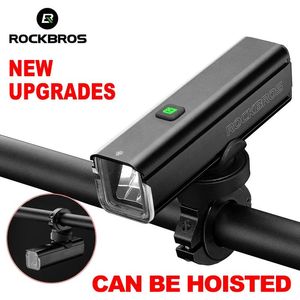 ROCKBROS 1000 Lumen Fietskoplamp 4500mAh Fietskoplamp 5 Modi LED-lamp Regendicht Zaklamp Nachtfietsaccessoires