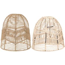 Lichten schaduw Lamp Licht Rattan Cover kroonluchter rieten hangshades plafondlampenkap covers boerderij rustieke Chinese zeegras bol 1212 ll