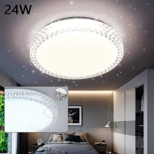 Lichten oppervlakte montage armatuur ronde 220V voor slaapkamer 24W LED plafondlamp 6500k 0209