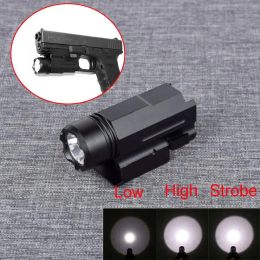 Lights Tactical Airsoft Mini Pistol Light QD Quick Detach Handgun Pleil Lampy LED TORCH GURT TORCH POUR LE RAIL 20MM FIT GLOCK 17 19 18C 24
