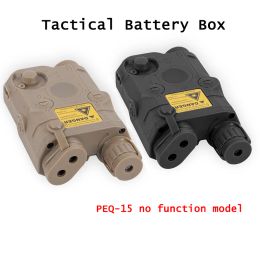 Lights Tactical AirSoft PEQ15 Batterie Boîte de boîtier de chasse CS Version UHP Aucune fonction Modèle d'arme factice pour 20 mm Picatinny Rail