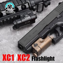 Lights Tactical Gun Flashlight XC1 SF PLOOLLAGNE SCOUT Light pour Glock Optics Arme XC2 Laser Torche AIM XC1 / XC2 LED METAL LED