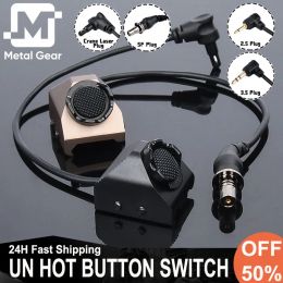 Lights Tactical Metal Unit Modbutton Remote Pressure Interrupteur de 2,5 mm 3,5 mm SF Grane pour infail