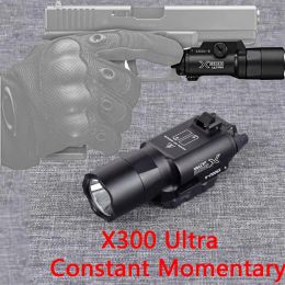 Lights Tactical SF x300 Ultra Arme Pistol Gun Light Lanterna Torch pour Glock 17 22 1911 CZ75 500 Lumens High Sortie Lampe de poche