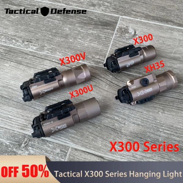 Lights Tactical Surefir x300U x300 Ultra xh35 x300v Pistolet métal