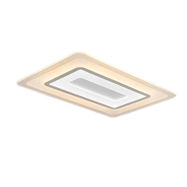 Luces Led ultrafinas montadas en superficie, decoración de dormitorio, lámpara de techo moderna, Control remoto, accesorio de iluminación para sala de estar 0209