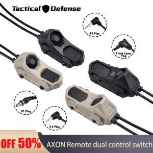 Lights Wadsn Airsoft Axon Tactical Dual Fonction Pression Remote Interrupteur Tail SF / 2,5 / 3,5 / CRANE POUR