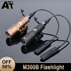 Lights WADSN M300B M300 High Power LED Tactical Flashlight Army Airsoft Pistol Gun Arme Picatinny Accessoires Military Scout Light