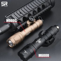 Lights WADSN SF M600 M600C M600B M600U M300 AIRSOFT puissant lampe de poche puissante Tactical Lantern Torch Scout Rifle Gun Arme LED
