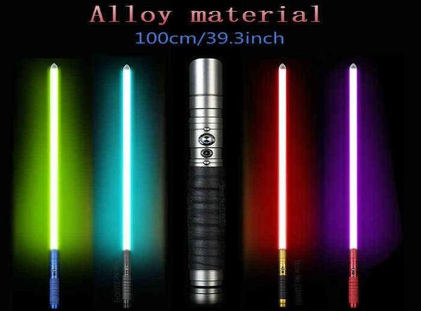 Sable de luz Luke Light Saber Force FX Recargable Color de combate pesado Cambio de sonido Cambio de sonido Mango de metal Sword Y2201051982773