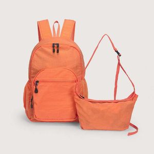 Mochila ligera impermeable al aire libre Bolsa de ejercicio con fitness versátiles versátiles de almacenamiento multi funcional 240415