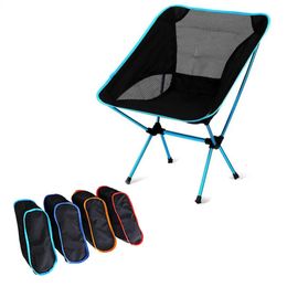 Chaise de camping pliant compact léger chaise pliable portable pour pêche extérieure pêche de randonnée Picnic Voyage 240409