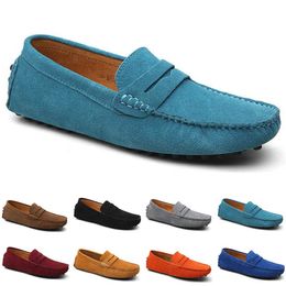 Doudou ligeros zapatos de conducción casuales para hombres suela suave calzado de moda todo fósforo perezoso marrón profundo café cómodo transpirable deportes al aire libre zapatillas de deporte