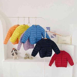 Lichtgewicht jassen voor jongensmeisjes down jassen voor kinderen multi-kleuren warme en waterdichte kleding J220718