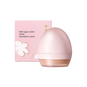 Base ligera crema hidratante Maquillaje huevos cubrir manchas Cubierta Iluminador Hidratar Líquido Corrector Cosmético Huevo Cara embalaje neutro