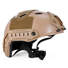 Lichtgewicht Jacht Tactische Helm Airsoft Gear Crashworthy Hoofdbeschermer Helmen Voor CS Paintball Game Camping LL