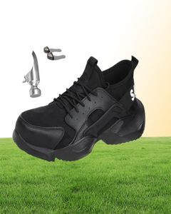 Lichtgewicht stalen teen Veiligheid Werkschoenen Men039S Schoenen Punctie Bewijs onverwoestbare sneakers Ademende werklaarzen Schoenen 6755909