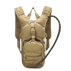 Lichtgewicht tactische rugzak Watertas Kameel Survival Rugzak Wandelen Hydratatie Militaire Pouch Rugzak Camping Fiets Daypack 211224