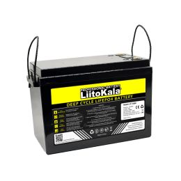 Batterie Liitokala 12.8V 200AH Lifepo4 avec 12v 4 cordes BMS Protect for RV Campers Chariot de golf