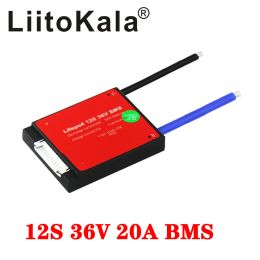Liitokala 12s 36V 20A Waterdicht BMS LifePo4 Batterij 3.2V 18650 32700 Batterij Beveiligde lithiumbatterijpakket