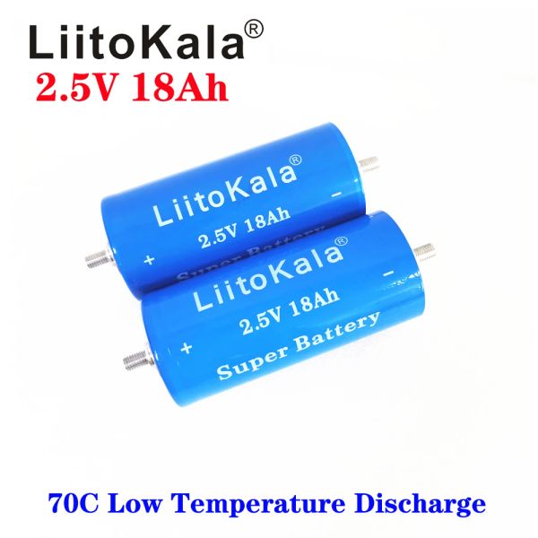 Liitokala 2,5V 18Ah au lithium Titanate Super Batterie Haute fréquence de décharge 50C-100C Résistance à haute température et à basse température