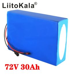 Liitokala 72V 30AH Batterie 72V Batterie de vélo électrique 72V 2000W Batterie de scooter électrique 72V Batterie au lithium avec 30A BMS