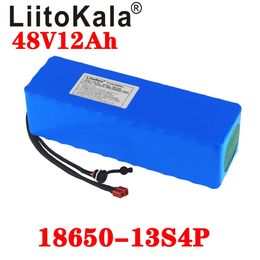 Liitokala e-Bike Battery 48V 12AH 18650 Li-ion batterij Pack Bike Conversion Kit 1000W XT60 Plug