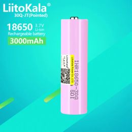 Liitokala INR18650 30Q 3.7V Batería de iones de litio recargable 30A Descarga para Samsung INR18650 Luces LED LED de la linterna