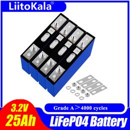 LIITOKALA LIFEPO4 3.2V 25AH Oplaadbare batterijcel lithium ijzeren fosfaatmonomeer voor scooter e-bike energieopslag batterij