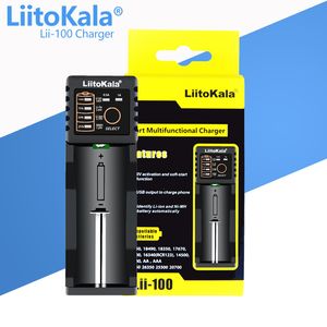 LiitoKala – chargeur intelligent de batterie Lii-100B Lii-100 18650, pour 26650/18350/16340/18500/AA/AAA 3.7V 1.2V Ni-MH ni-cd Lithium