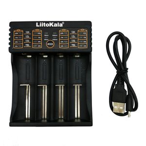 Liitokala LII-402 Lader AA/AAA 18650 18490 18350 17670 17500 26650 16340 14500 NIMH LI-ION Batterij Smart Charger