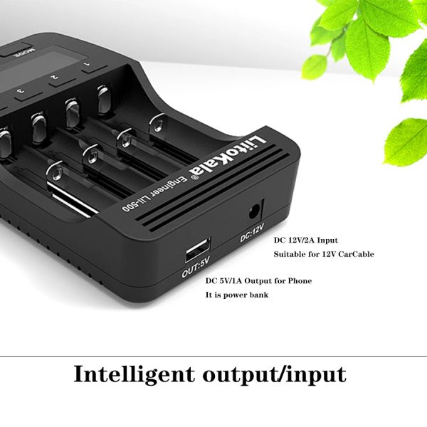 Chargeur de batterie Liitokala-LII-500, 18650 pour 1,2 V 3,7 V Lithium NIMH 26650 22650 18490 18500 14500 AA Batteries, Capacité de test