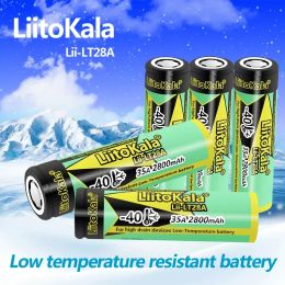 LiitoKala Lii-LT28A 18650 2800mah 3,7 V batería recargable 45A descarga de alta potencia para batería de baja temperatura de -40°