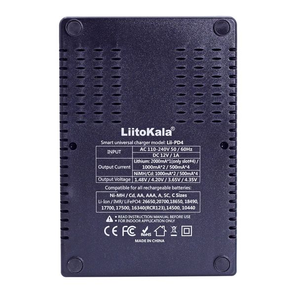 Liitokala lii-pd4 lii-500 lii-402 3.7v 18650 18350 18500 16340 21700 20700 26650 1.2V aa aaa nimh cargador de batería de litio