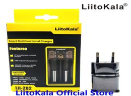 Liitokala lii500 lii202 lii402 liipd2 liipd4nimh lithium batterie smart chargeur 12v 37v 32v aa aaa 18650 18350 266506005850