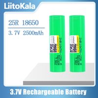 Liitokala NOUVEAU ORIGINAL 3.7V 18650 2500MAH Batterie 25R Piles rechargeables au lithium Convertisseur continu 30a pour les outils d'alimentation Drone