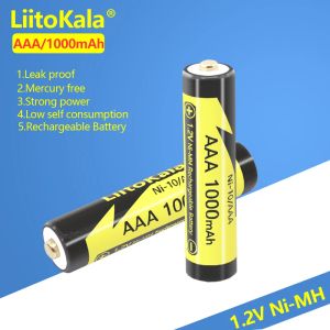 LiitoKala Ni-10/AAA 1,2 V 1000 mAh NiMH AAA Batterie rechargeable adaptée pour les jouets, souris, balances électroniques, souris, etc.