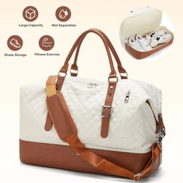 Likros Travel Bags Weekender Sacs Fomen Women Luxury Boston Handbag Large Tote Duffle Hospital Labor and Delivery 240508