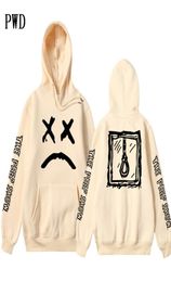 Lil peep love sudadera hombres mujeres jarras casuales hip hop hop lil peep capucha sórdida cara de cara sudadera EL137613919