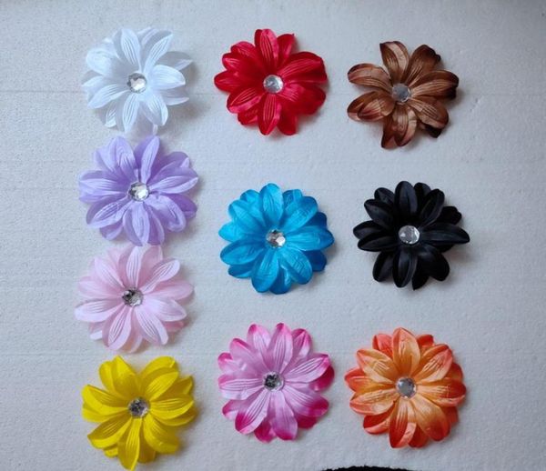 Pinza para el cabello con flor de lirio para mujer, niña, Bohemia, boda en la playa, encantador sombrero de 12cm, horquillas, accesorios para bandas para el cabello HD32248085016