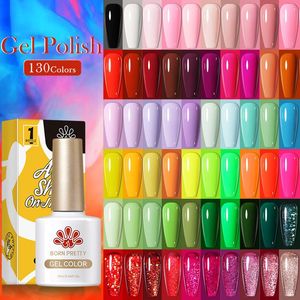 BORN PRETTY 130 couleurs 10ML Gel vernis à ongles Gellak couche de finition LED Gel vernis Nail Art UV Gel vernis Soak Off Design manucure