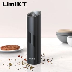 Limikt Gravitysensing Automatic Grinder Sea Salt Pepper Electric Battery Model 240429